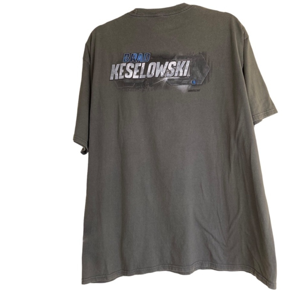 NASCAR Racing T-shirts Lot of 2 - Navy Jimmie Johnson / Grey Brad Keselowski XXL - Picture 8 of 12